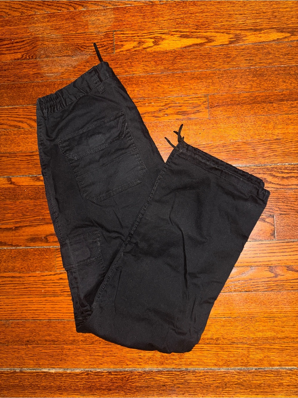 Fort Workwear Men's Black Cargo Pants Relaxed Straight Leg 34/31